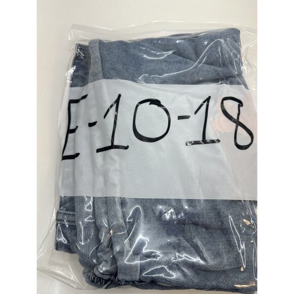 Womens Shein Curve Denim Painted Pocket Shorts Size 3XL - Picture 9 of 11